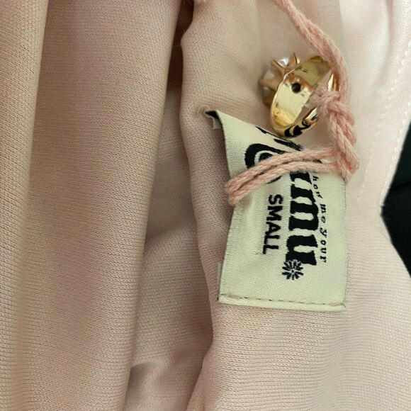 Show Me Your Mumu Kendall Maxi Dress Dusty Blush Crisp Women’s Size Small - Picture 8 of 9